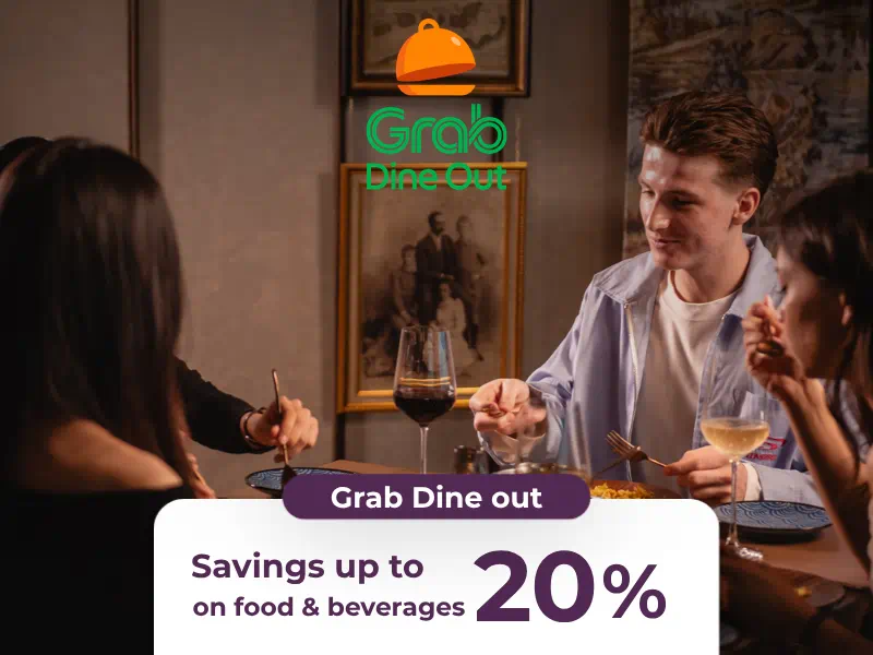Enjoy up to 20% discount on food & beverages